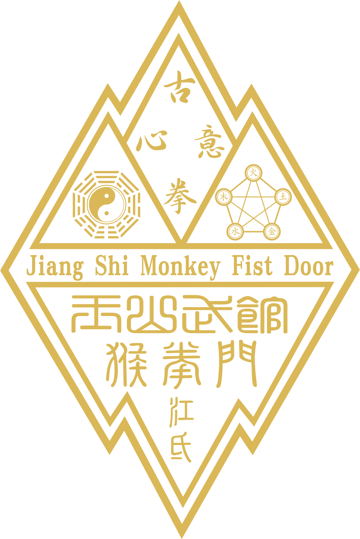 Jiang Shi Monkey Fist Door crest